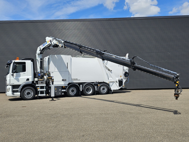 DAF CF 410 8X2/6 FAUN / BEKKER LAGRAM 16m3 / WAS INSTALLATIE - Garbage truck: picture 3 DAF CF 410 8X2/6 FAUN / BEKKER LAGRAM 16m3 / WAS INSTALLATIE - Garbage truck: picture 3