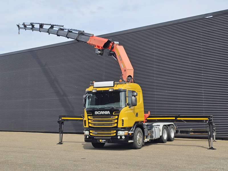 Scania G400 6x2 / PALFINGER PK 60002 / WINCH / BALLAST - Dropside/ Flatbed truck, Crane truck: picture 3 Scania G400 6x2 / PALFINGER PK 60002 / WINCH / BALLAST - Dropside/ Flatbed truck, Crane truck: picture 3