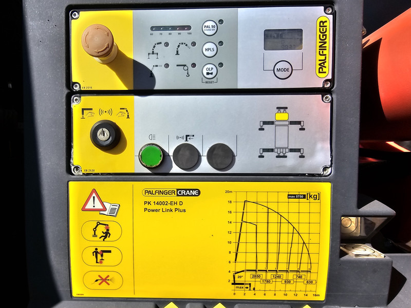 Dropside/ Flatbed truck, Crane truck Scania P320 4x2 / PALFINGER 14TM / CRANE/KRAN/GRUE: picture 19