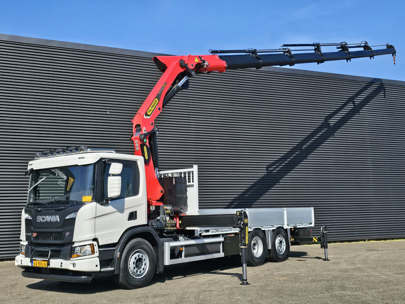Scania P410 6x2*4 / PALFINGER 35 tm CRANE + WINCH - Crane truck: picture 1 Scania P410 6x2*4 / PALFINGER 35 tm CRANE + WINCH - Crane truck: picture 1