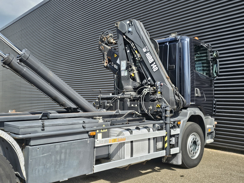 Hook lift truck, Crane truck Scania R114.340 6x2 / HIAB CRANE + 25T HOOKLIFT: picture 12
