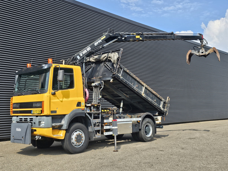 DAF CF 75.250 4X4 / HIAB CRANE + TIPPER / MANUAL / SPRING - Truck, Crane truck: picture 1 DAF CF 75.250 4X4 / HIAB CRANE + TIPPER / MANUAL / SPRING - Truck, Crane truck: picture 1