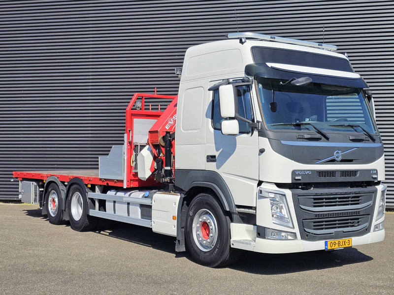 Dropside/ Flatbed truck, Crane truck Volvo FM500 / 6x2 / HMF 32TM / KRAN / CRANE: picture 10