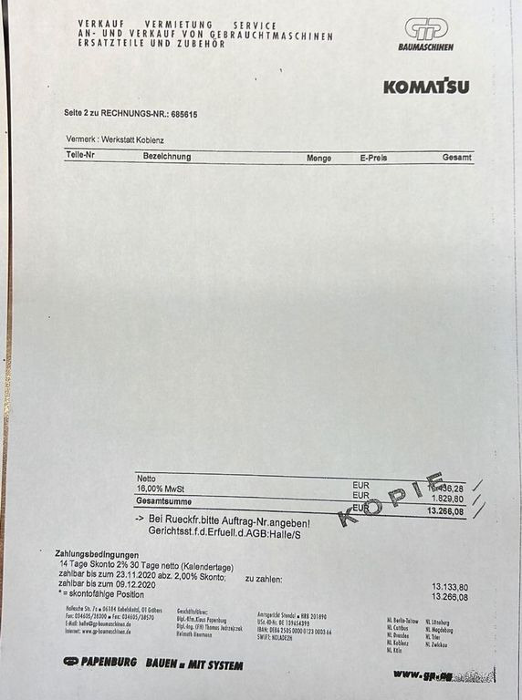 Komatsu PC228USLC 23200 Kg 107 Kw - Crawler excavator: picture 5 Komatsu PC228USLC 23200 Kg 107 Kw - Crawler excavator: picture 5