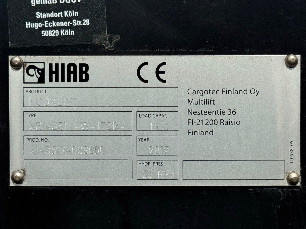 MAN 18.340 HIAB mit hydr. C-Verr. | Klima | Sperrdif - Hook lift truck: picture 4 MAN 18.340 HIAB mit hydr. C-Verr. | Klima | Sperrdif - Hook lift truck: picture 4