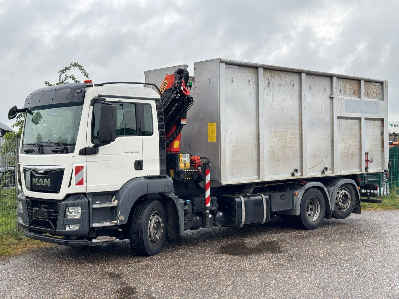 Tipper MAN 26.360 TGS Pafinger PK12002 Glaskipper 2 Trennw.: picture 7