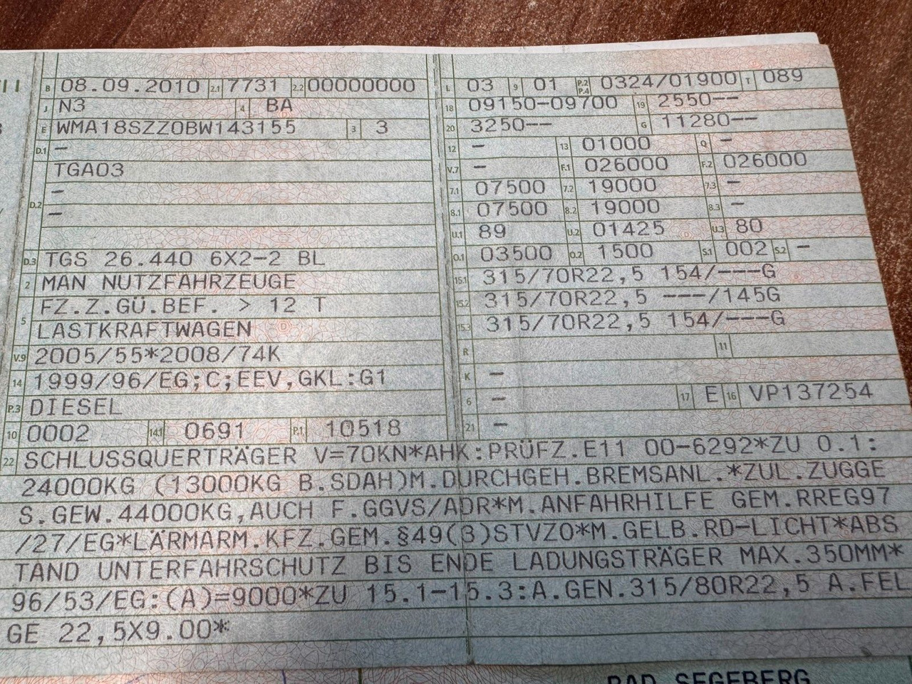 MAN 26.40 6X2 Meiller RK 20.70 mit Funk - Hook lift truck: picture 2 MAN 26.40 6X2 Meiller RK 20.70 mit Funk - Hook lift truck: picture 2