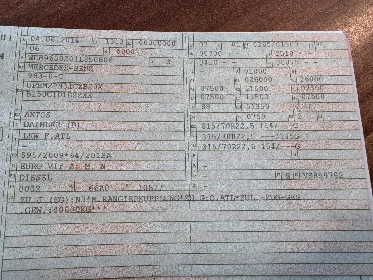 Mercedes-Benz 2536 ADR Valid & kipphydraulik für Gastank - Tank truck: picture 2 Mercedes-Benz 2536 ADR Valid & kipphydraulik für Gastank - Tank truck: picture 2