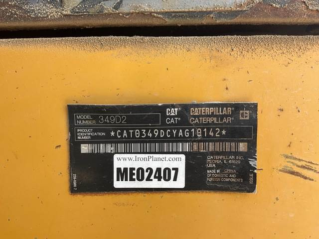CAT 349D2 L - Crawler excavator: picture 5 CAT 349D2 L - Crawler excavator: picture 5