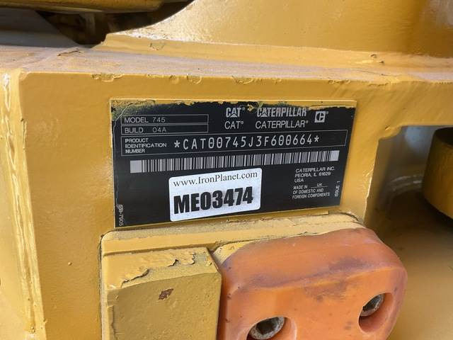 CAT 745 - Articulated dumper: picture 5 CAT 745 - Articulated dumper: picture 5