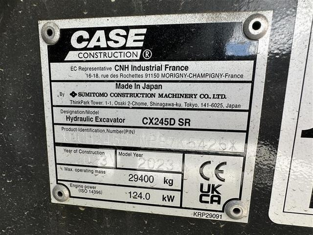 CASE CX245DSR - Crawler excavator: picture 5 CASE CX245DSR - Crawler excavator: picture 5