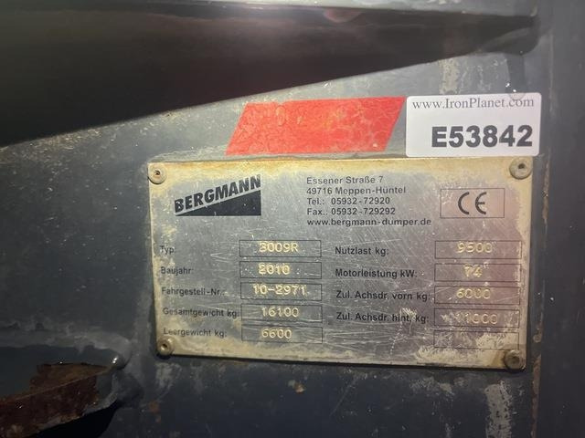 Bergmann 3009R - Articulated dumper: picture 5 Bergmann 3009R - Articulated dumper: picture 5