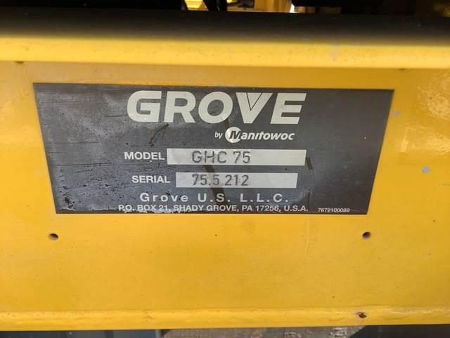 Crawler crane Grove GHC75: picture 6