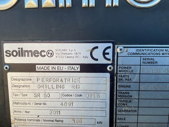 Pile driver Soilmec SR50: picture 6
