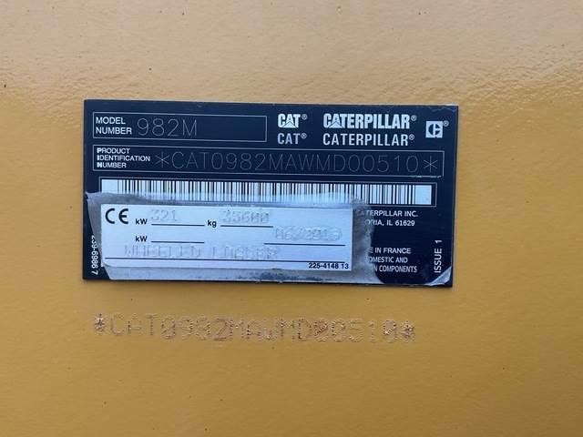 CAT 982M - Wheel loader: picture 5 CAT 982M - Wheel loader: picture 5