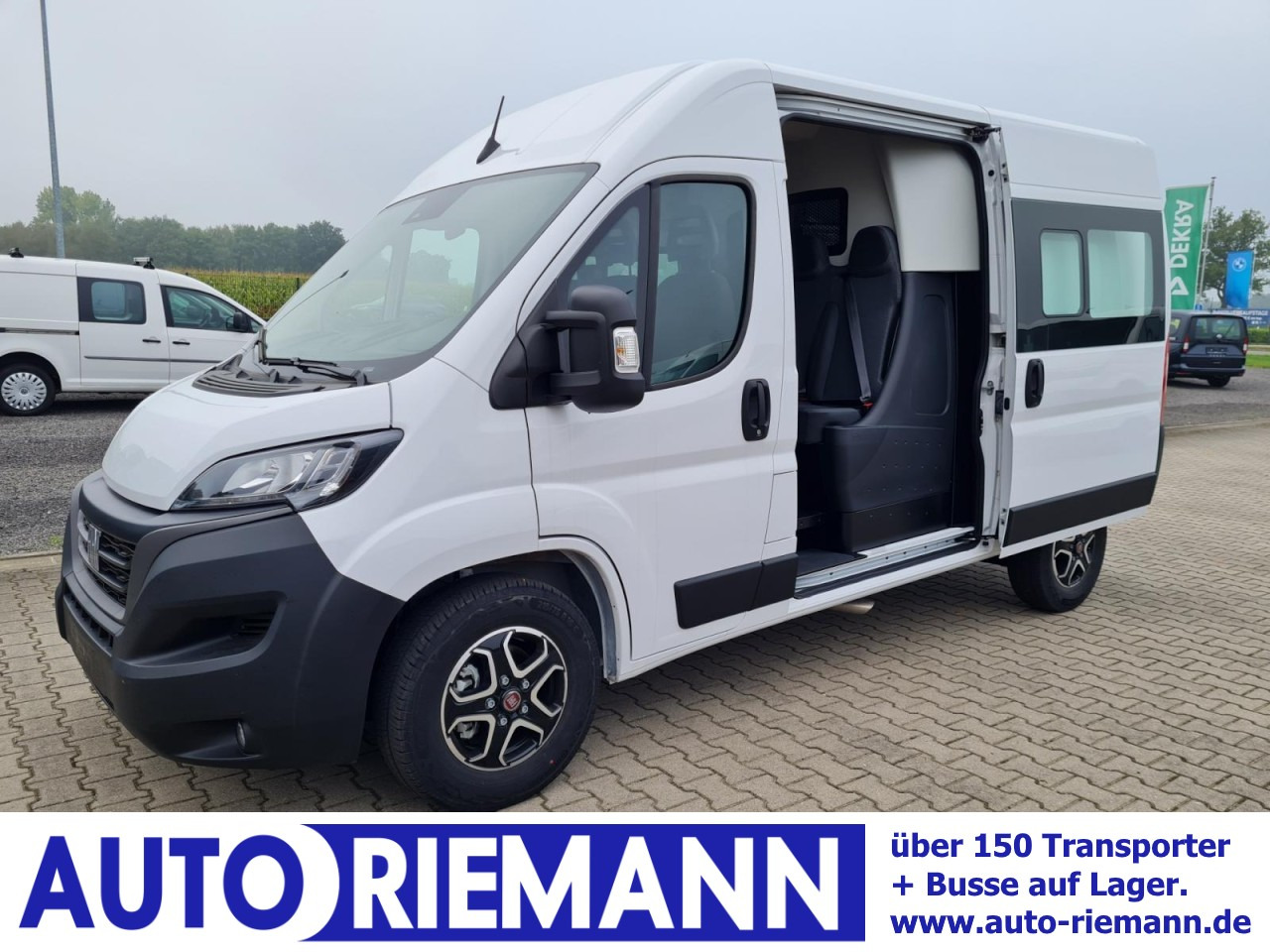 Fiat Ducato 35 Kasten Doka 7-Sitze 2x Schiebetür Maxi L2H2 - Panel van, Combi van: picture 1 Fiat Ducato 35 Kasten Doka 7-Sitze 2x Schiebetür Maxi L2H2 - Panel van, Combi van: picture 1
