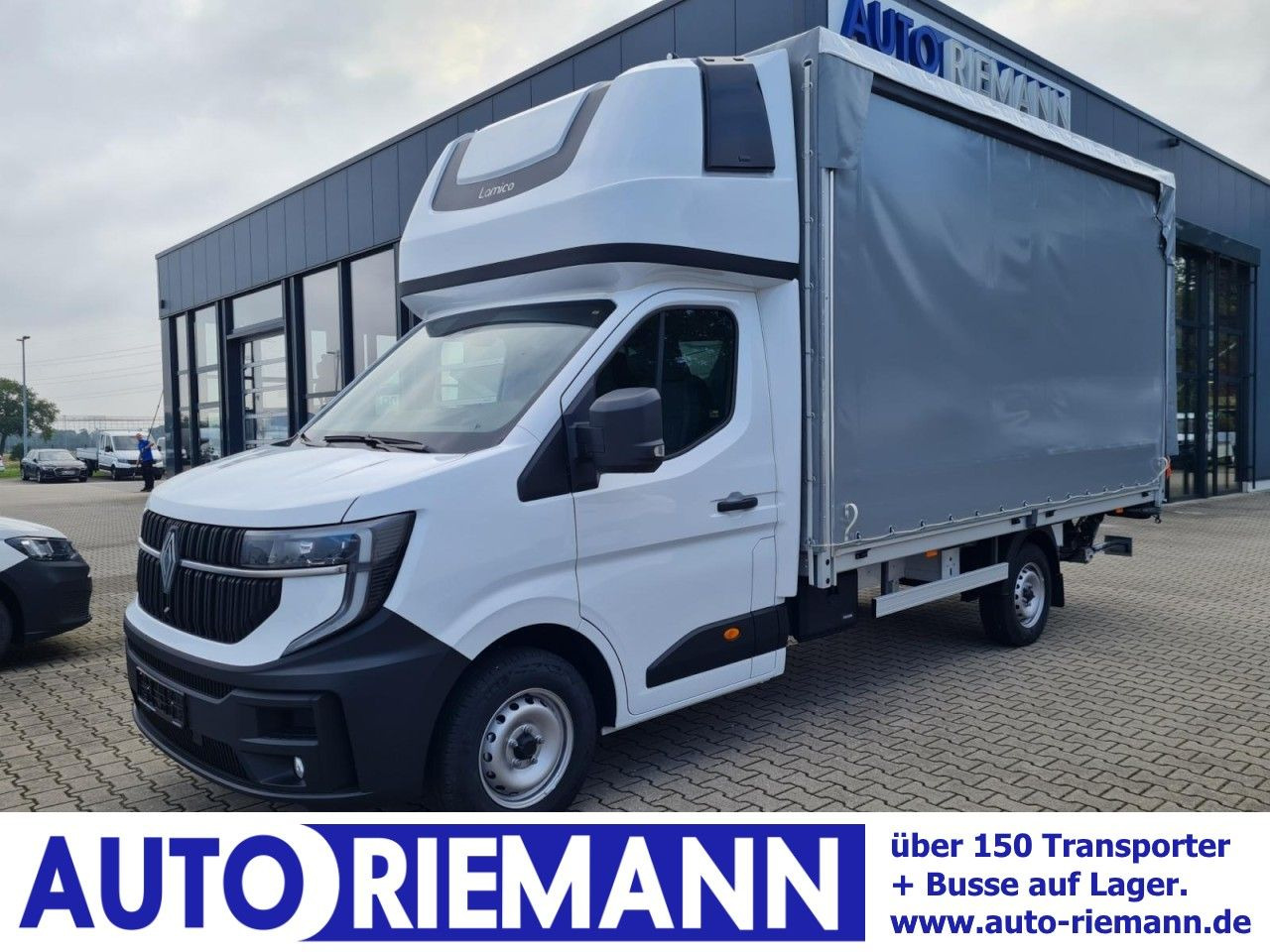 Renault Master Pritsche Schiebe Plane Schlafkab LBW Luft - Curtain side van: picture 1 Renault Master Pritsche Schiebe Plane Schlafkab LBW Luft - Curtain side van: picture 1