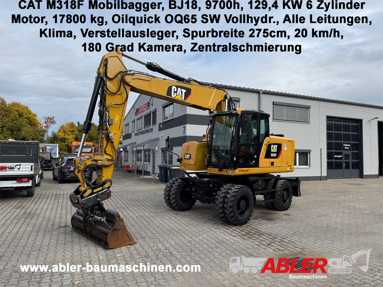 CAT M318F Mobilbagger OQ65 SW - Excavator: picture 1 CAT M318F Mobilbagger OQ65 SW - Excavator: picture 1