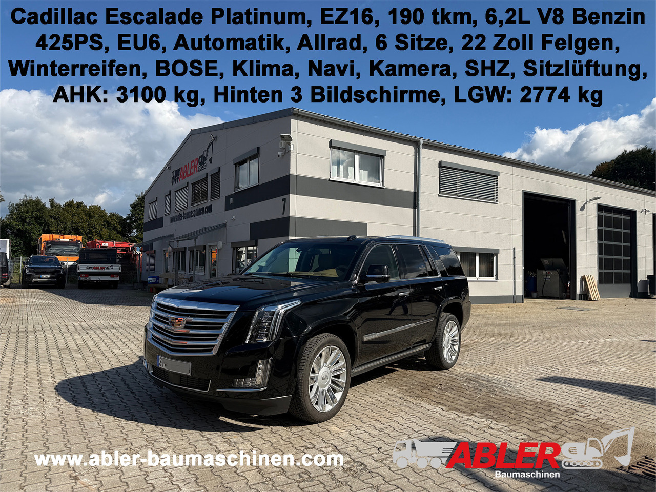 Car Cadillac Escalade Platinum VOLL: picture 1