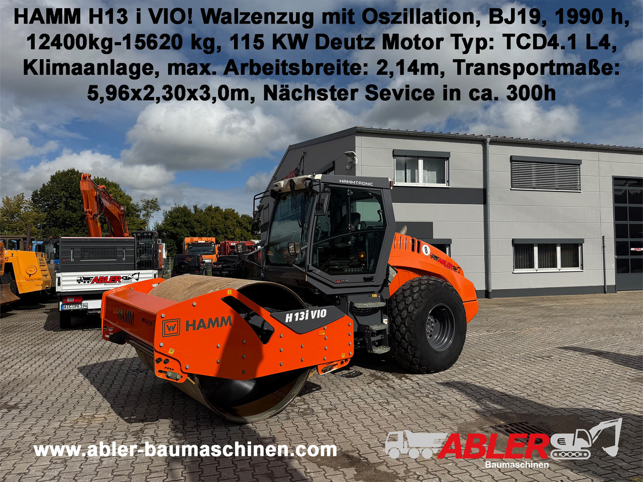 Hamm H13i VIO Oszillation Walzenzug TOP - Compactor: picture 1 Hamm H13i VIO Oszillation Walzenzug TOP - Compactor: picture 1