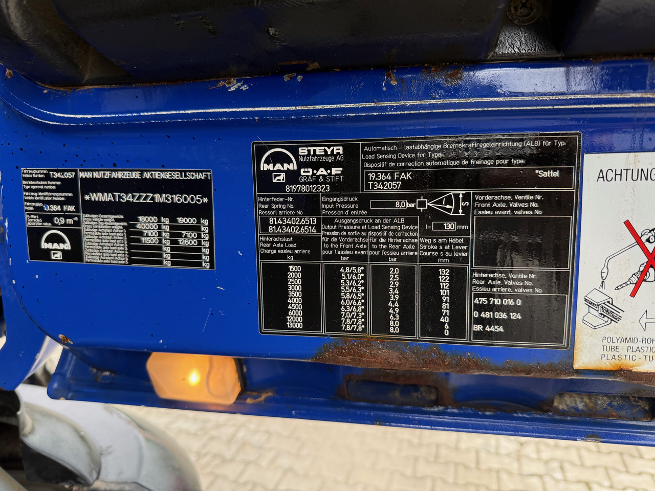 Tipper MAN 19.364 3-Seiten-Kipper Allrad Winterdienst: picture 17
