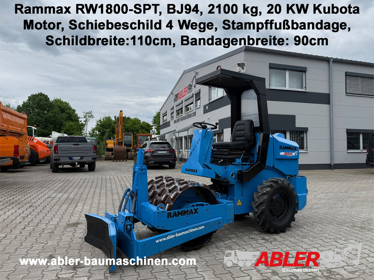 Rammax RW1800 SPT Erdbauwalze mit Schild - Roller: picture 1 Rammax RW1800 SPT Erdbauwalze mit Schild - Roller: picture 1