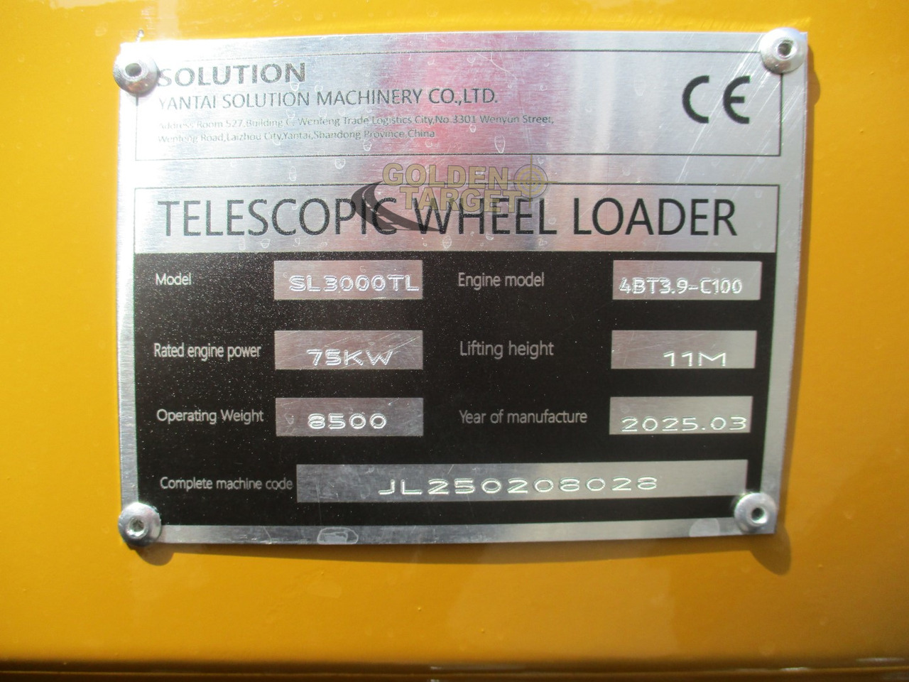 New Wheel loader Solution SL3000TL Telescopic Wheel Loader: picture 15
