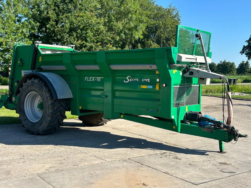 Diversen Samson Flex 16 Mestwagen Breedstrooier Compost Weegerij - Manure spreader: picture 1 Diversen Samson Flex 16 Mestwagen Breedstrooier Compost Weegerij - Manure spreader: picture 1