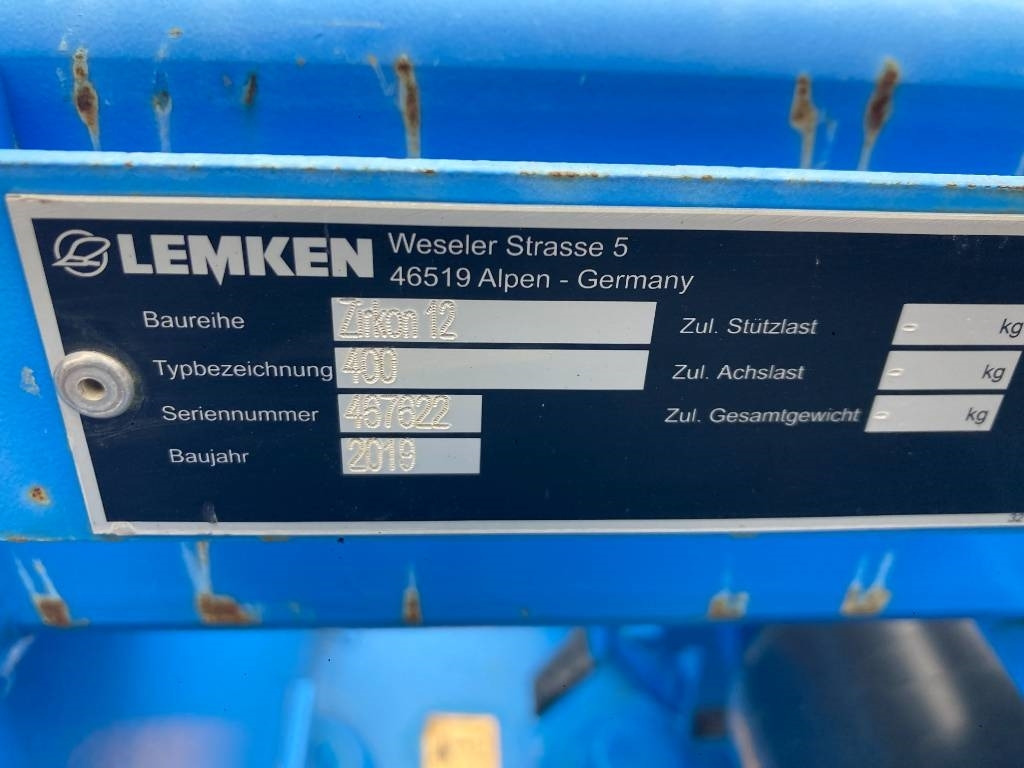 Lemken Zirkon 12/400 - Rotavator: picture 3 Lemken Zirkon 12/400 - Rotavator: picture 3