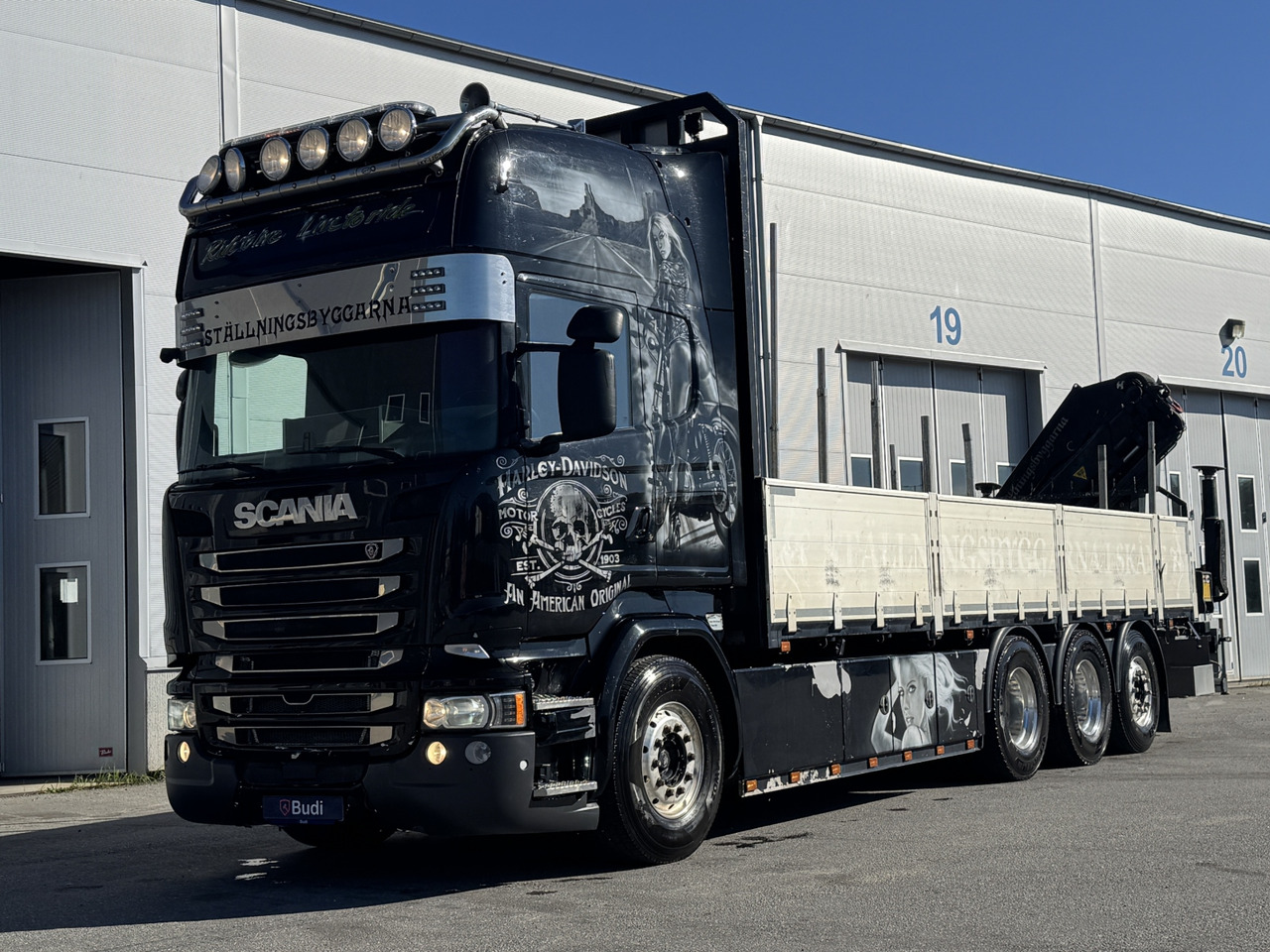 Kranbil Scania R520LB 8X4*4 | Palfinger 23T - Dropside/ Flatbed truck, Crane truck: picture 1 Kranbil Scania R520LB 8X4*4 | Palfinger 23T - Dropside/ Flatbed truck, Crane truck: picture 1