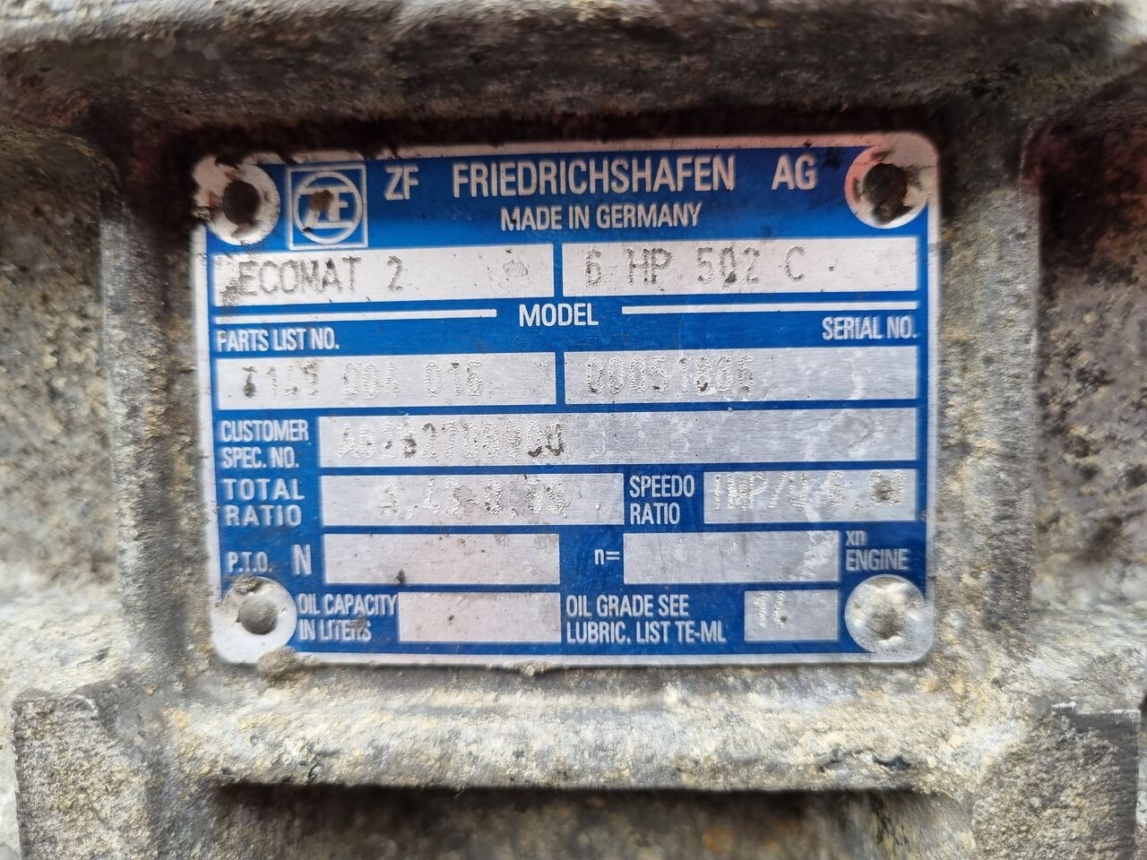 Gearbox for Bus ZF ECOMAT 2   Mercedes-Benz: picture 7