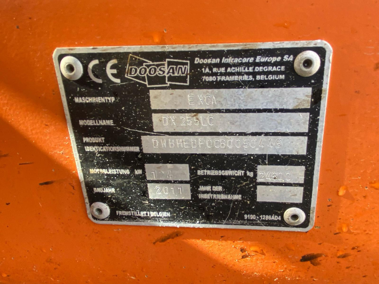 Crawler excavator Doosan DX 255 LC: picture 19 Crawler excavator Doosan DX 255 LC: picture 19