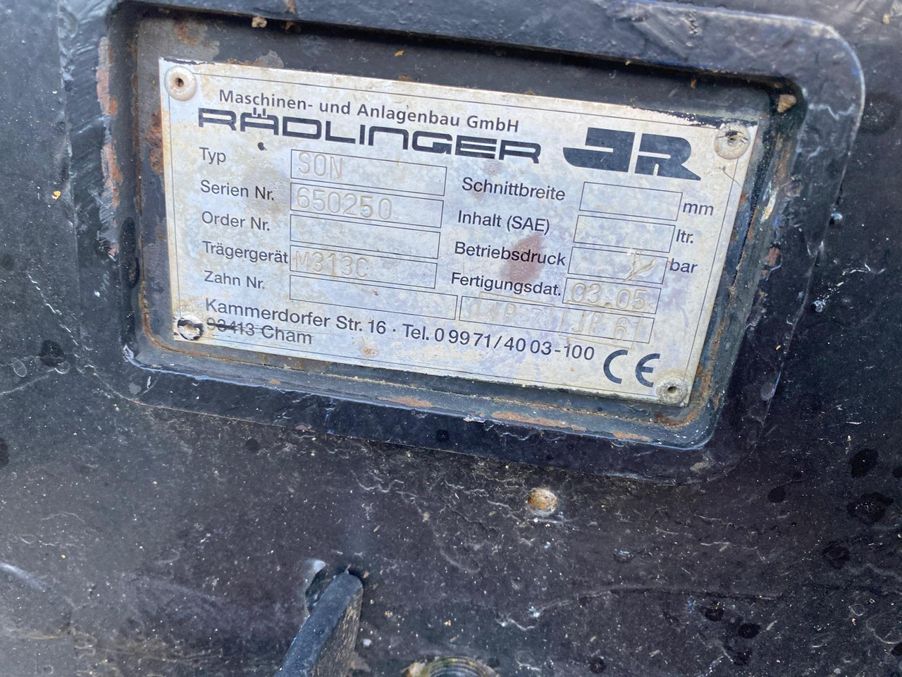 Lehnhoff CAT 313, Rädlinger - Quick coupler: picture 2 Lehnhoff CAT 313, Rädlinger - Quick coupler: picture 2