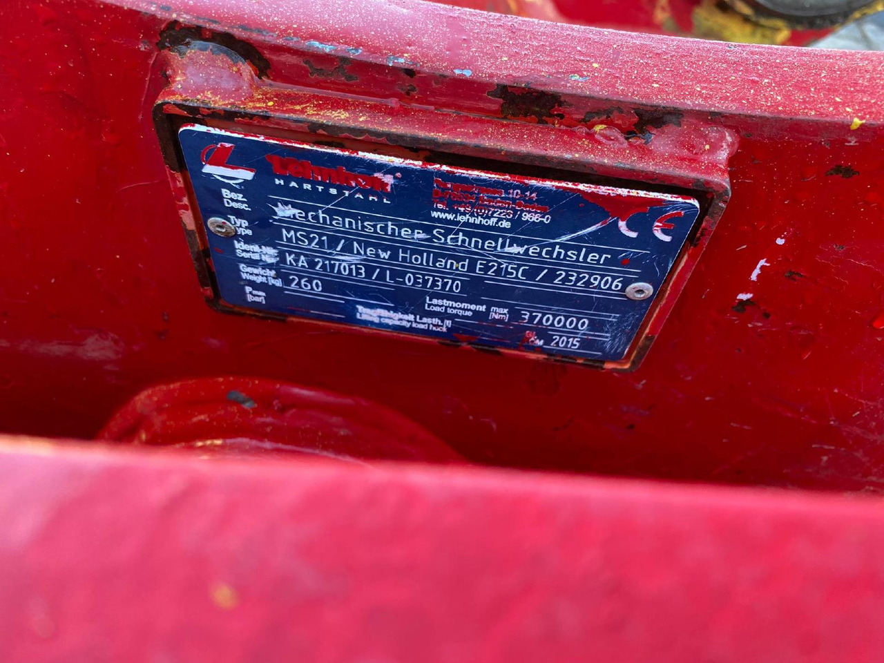 Lehnhoff MS 21 - Quick coupler: picture 4 Lehnhoff MS 21 - Quick coupler: picture 4