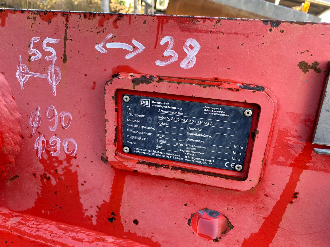 Lehnhoff MS 25 New Holland 215 - Quick coupler: picture 3 Lehnhoff MS 25 New Holland 215 - Quick coupler: picture 3