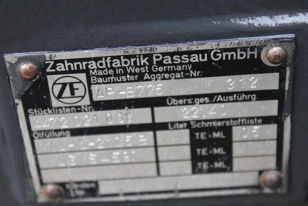 Zeppelin ZF AP B775, APL B 775 aus ZM 19 - Axle and parts for Construction machinery: picture 5 Zeppelin ZF AP B775, APL B 775 aus ZM 19 - Axle and parts for Construction machinery: picture 5