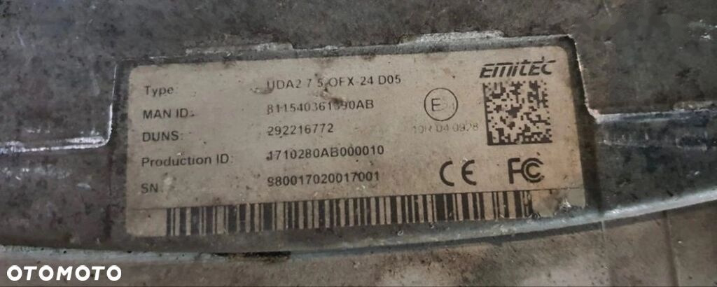 Moduł EMITEC Euro 6 Man TGX TGS 440KM 81154036134000 regeneracja 81154036134000 - Exhaust system for Truck: picture 2 Moduł EMITEC Euro 6 Man TGX TGS 440KM 81154036134000 regeneracja 81154036134000 - Exhaust system for Truck: picture 2