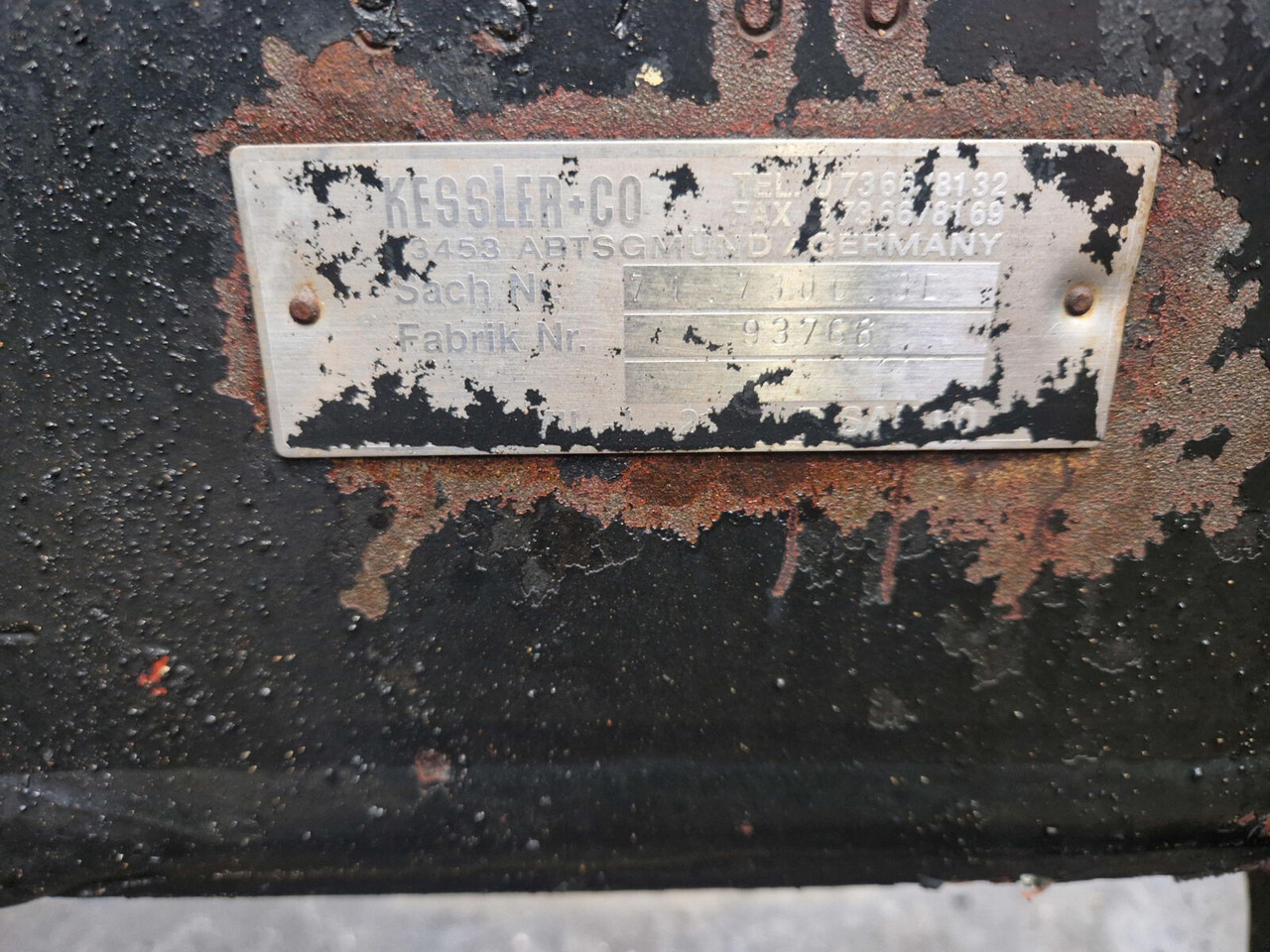 Kessler+Co AC 155 axle 2 - Axle and parts for Mobile crane: picture 5 Kessler+Co AC 155 axle 2 - Axle and parts for Mobile crane: picture 5