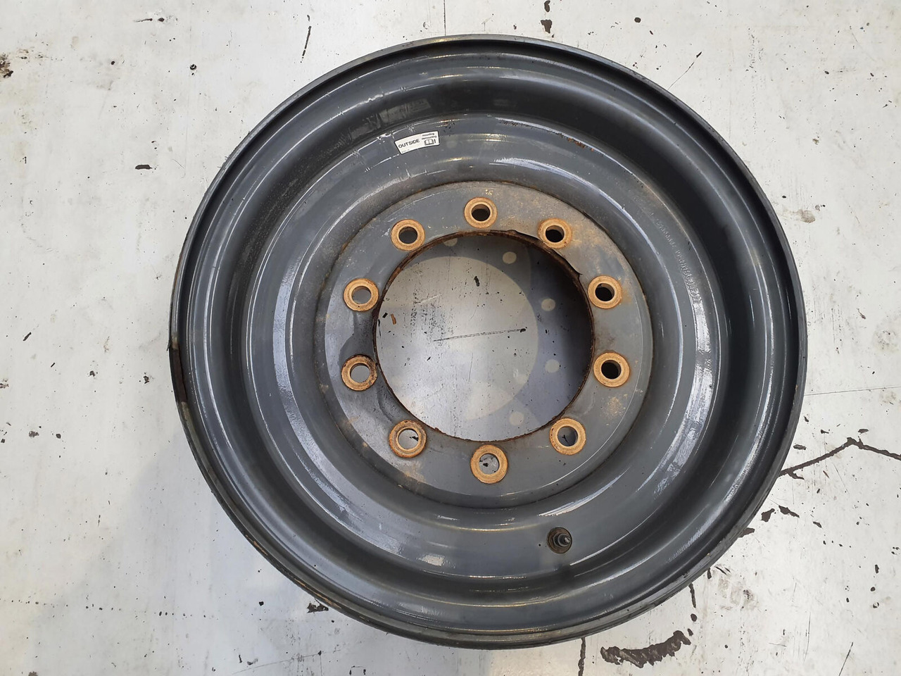 Liebherr Rim 445/95R25 10 12 1p - Rim for Crane: picture 2 Liebherr Rim 445/95R25 10 12 1p - Rim for Crane: picture 2