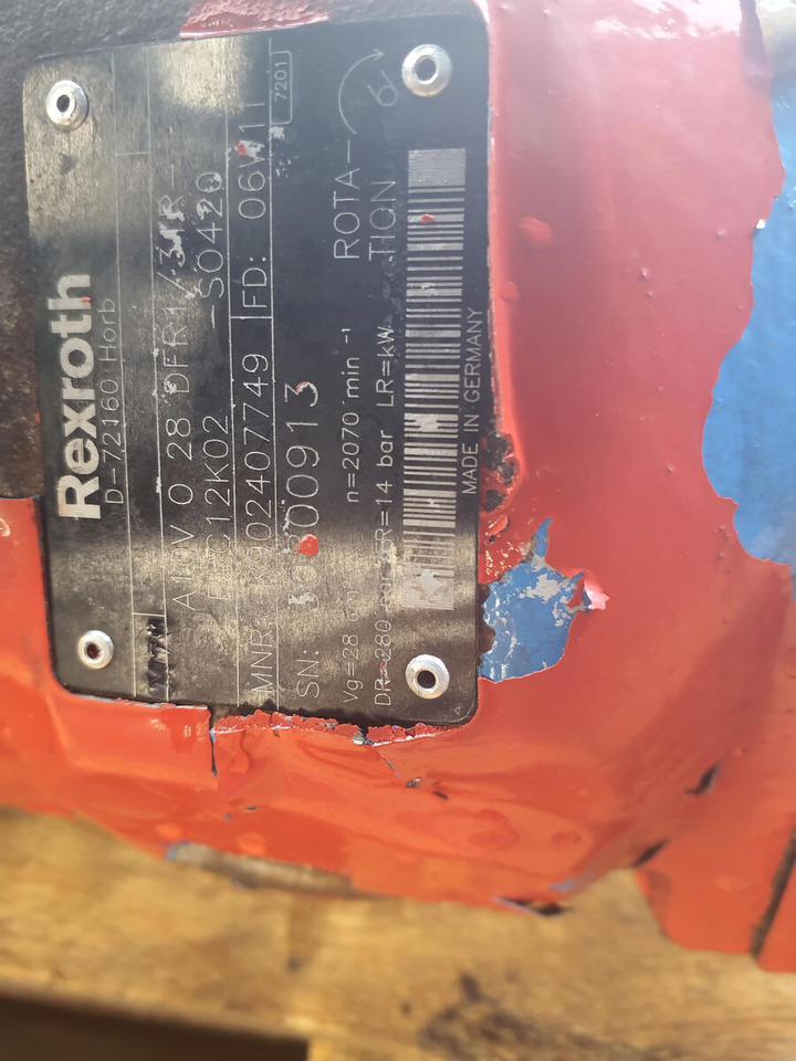 Rexroth Rexroth pump A1OV 0 28 DFR1/31R - Hydraulic pump for Mobile crane: picture 4 Rexroth Rexroth pump A1OV 0 28 DFR1/31R - Hydraulic pump for Mobile crane: picture 4