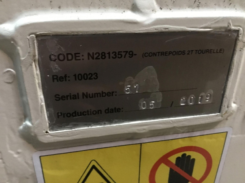 Terex Terex AC 40L counterweight 2T - Counterweight for Construction machinery: picture 5 Terex Terex AC 40L counterweight 2T - Counterweight for Construction machinery: picture 5