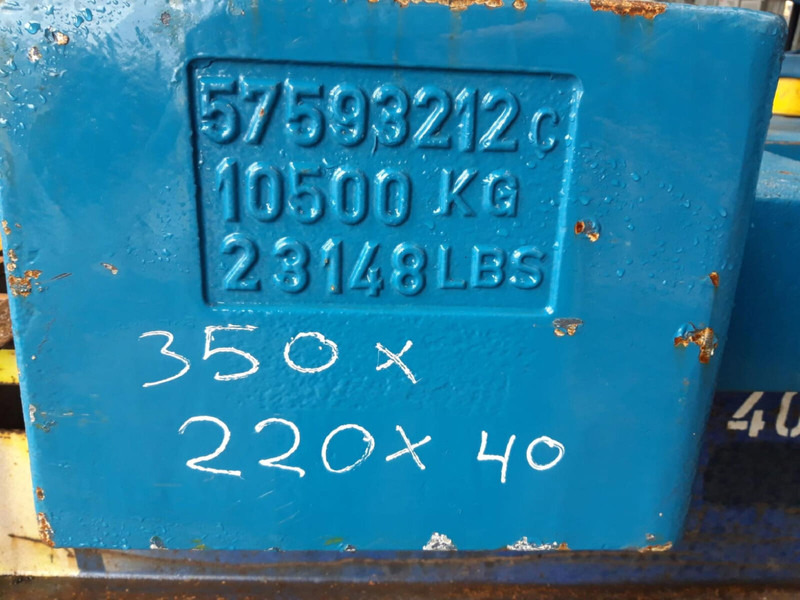 Terex Terex explorer 5800 counterweight 10,5 ton - Counterweight for Construction machinery: picture 5 Terex Terex explorer 5800 counterweight 10,5 ton - Counterweight for Construction machinery: picture 5