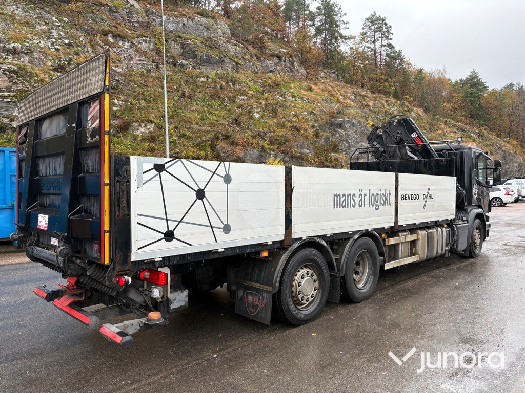 Kranbil - Scania P410, HiAB-kran - Dropside/ Flatbed truck, Crane truck: picture 3 Kranbil - Scania P410, HiAB-kran - Dropside/ Flatbed truck, Crane truck: picture 3