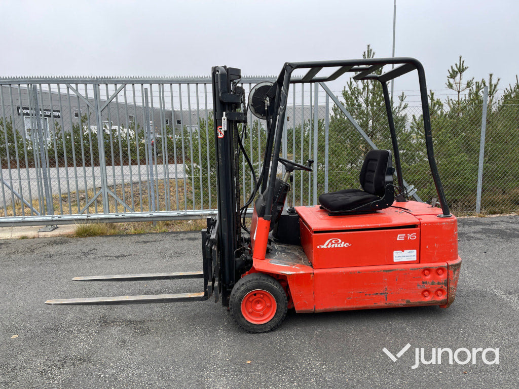 Motviktstruck - Linde E16 - Electric forklift: picture 2 Motviktstruck - Linde E16 - Electric forklift: picture 2