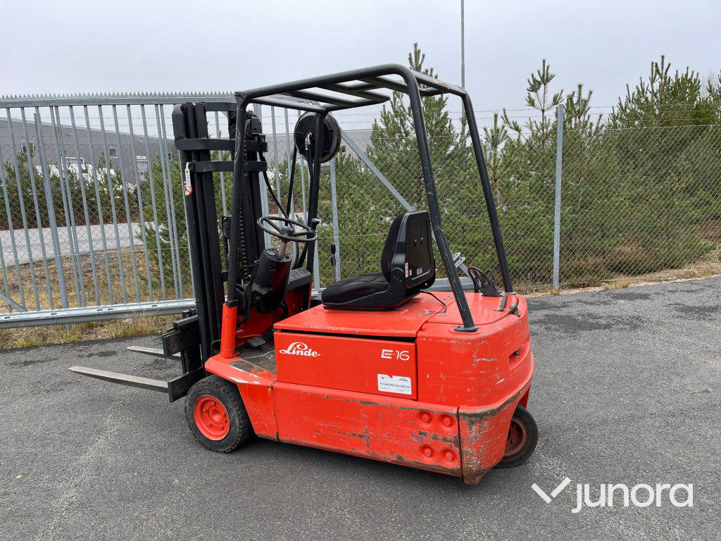 Motviktstruck - Linde E16 - Electric forklift: picture 3 Motviktstruck - Linde E16 - Electric forklift: picture 3