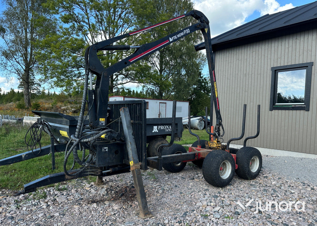 Forestry trailer Mowi Skogsvagn 850: picture 1