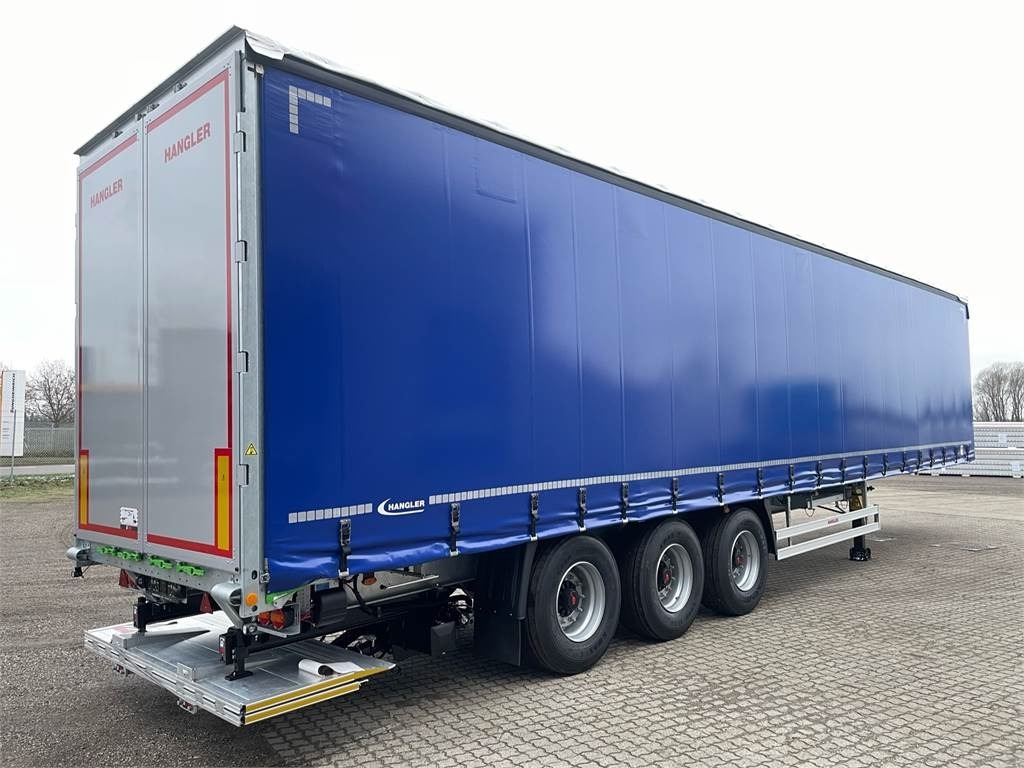 Hangler 3-aks Hævetag + Foldeslæde lift - Curtainsider semi-trailer: picture 2 Hangler 3-aks Hævetag + Foldeslæde lift - Curtainsider semi-trailer: picture 2
