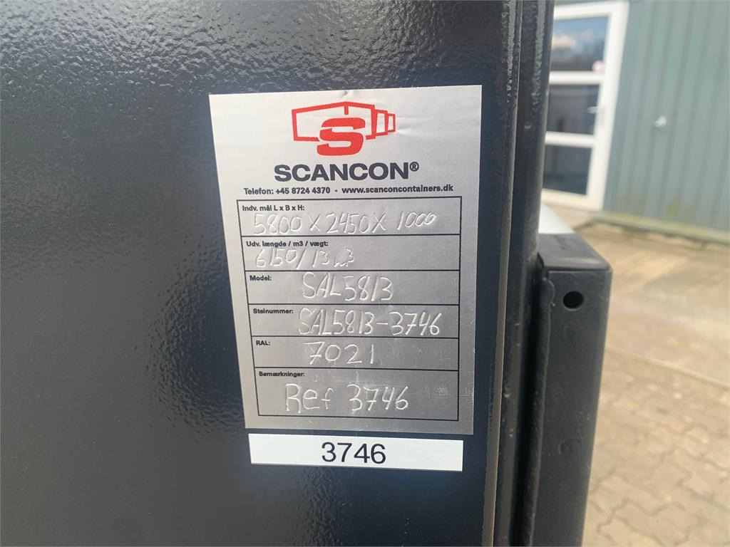 Flatbed body Scancon 5800 mm alu lad + aut. bagsmæk SAL5813: picture 19