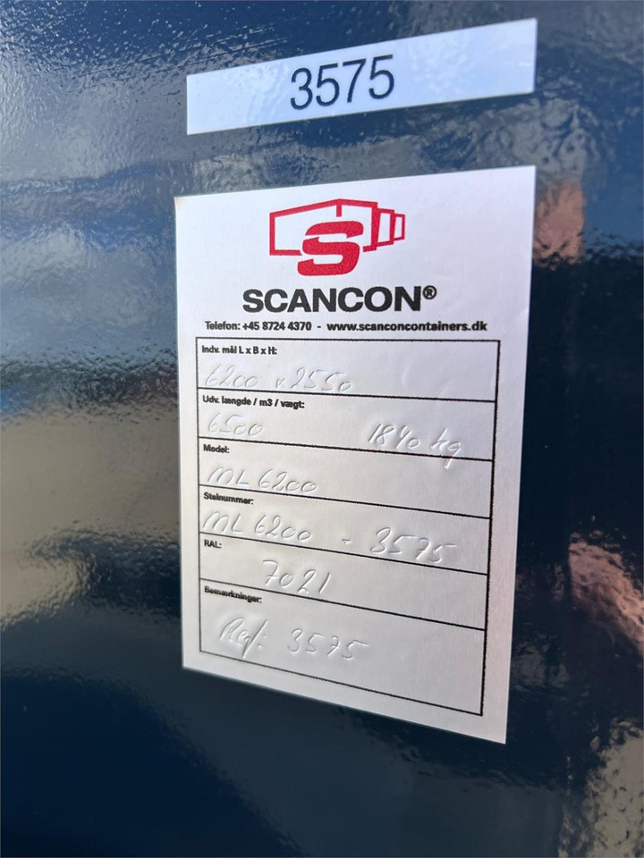 Flatbed body Scancon ML6200R Maskinlad på hejselads ramme: picture 6 Flatbed body Scancon ML6200R Maskinlad på hejselads ramme: picture 6