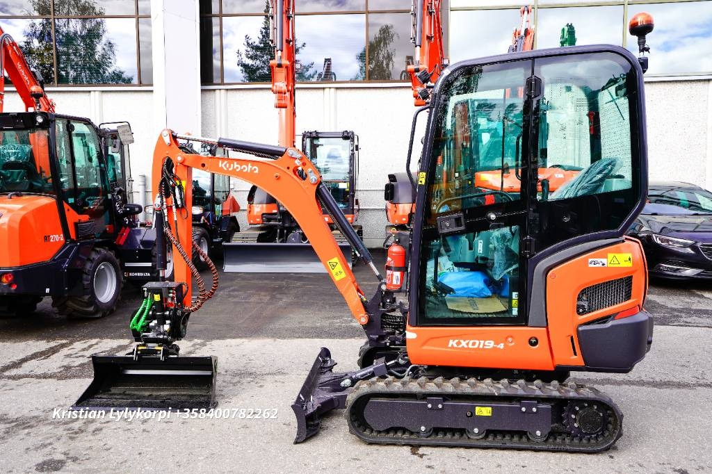 Kubota KX019-4 UUSI! TAKUU! PYÖRITTÄJÄLLÄ  - Mini excavator: picture 1 Kubota KX019-4 UUSI! TAKUU! PYÖRITTÄJÄLLÄ  - Mini excavator: picture 1